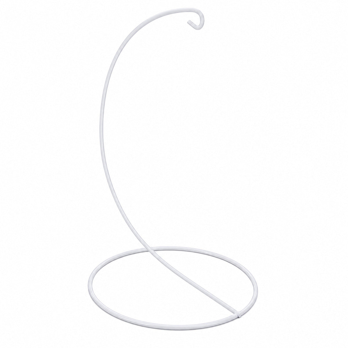 Open Frame White Painted Metal Ornament Display Stand 9.2 Inches Ornament Stands La Vie Bien Open Frame White Painted Metal Ornament Display Stand 9.2 Inches