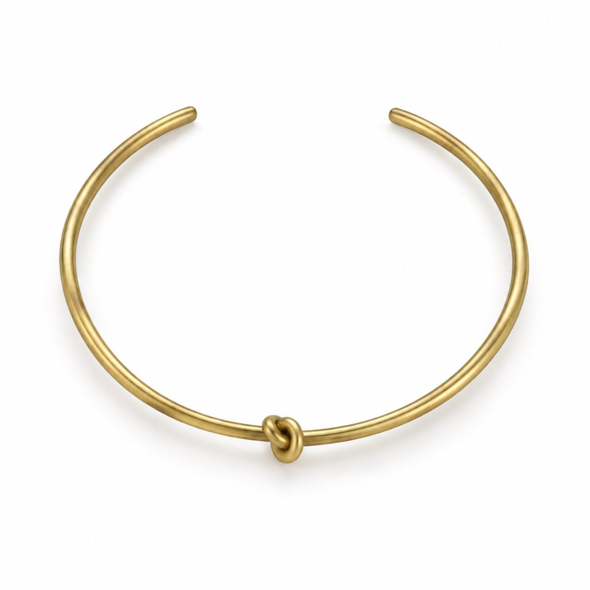 Open Knot Cuff Bracelet in Brass for Women - Tatu Bracelets La Vie Bien Open Knot Cuff Bracelet in Brass for Women - Tatu