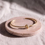 Open Knot Cuff Bracelet in Brass for Women - Tatu Bracelets La Vie Bien Open Knot Cuff Bracelet in Brass for Women - Tatu