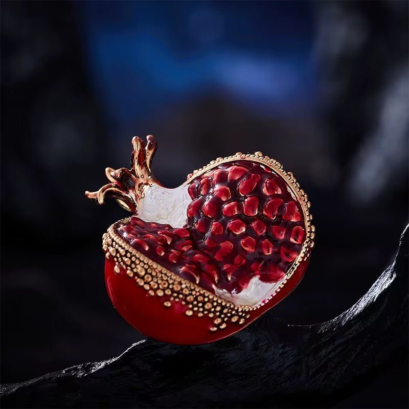 Open Pomegranate Brooch Brooch La Vie Bien Open Pomegranate Brooch