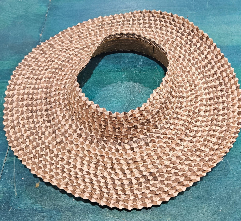 Open - Top Wide Brim Palm Leaf Sun Hat – Handmade Straw Hat in 7 Colors | 17" Total Width | Breezy Summer Shade Hat Hats La Vie Bien Open - Top Wide Brim Palm Leaf Sun Hat – Handmade Straw Hat in 7 Colors | 17" Total Width | Breezy Summer Shade Hat
