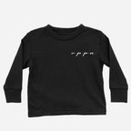 Oppa Long Sleeve Shirt (Toddler) tshirts La Vie Bien Oppa Long Sleeve Shirt (Toddler)
