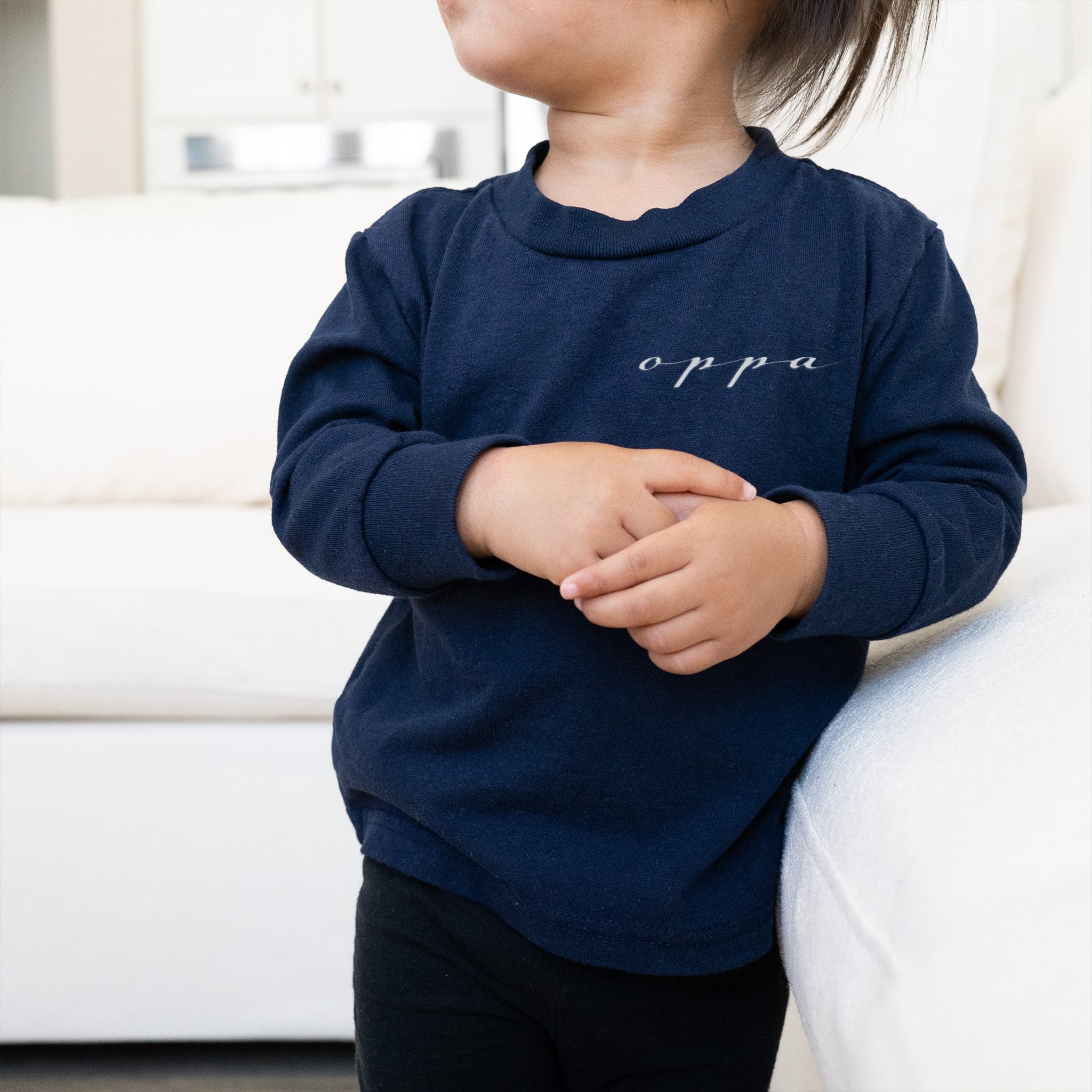Oppa Long Sleeve Shirt (Toddler) tshirts La Vie Bien Oppa Long Sleeve Shirt (Toddler)