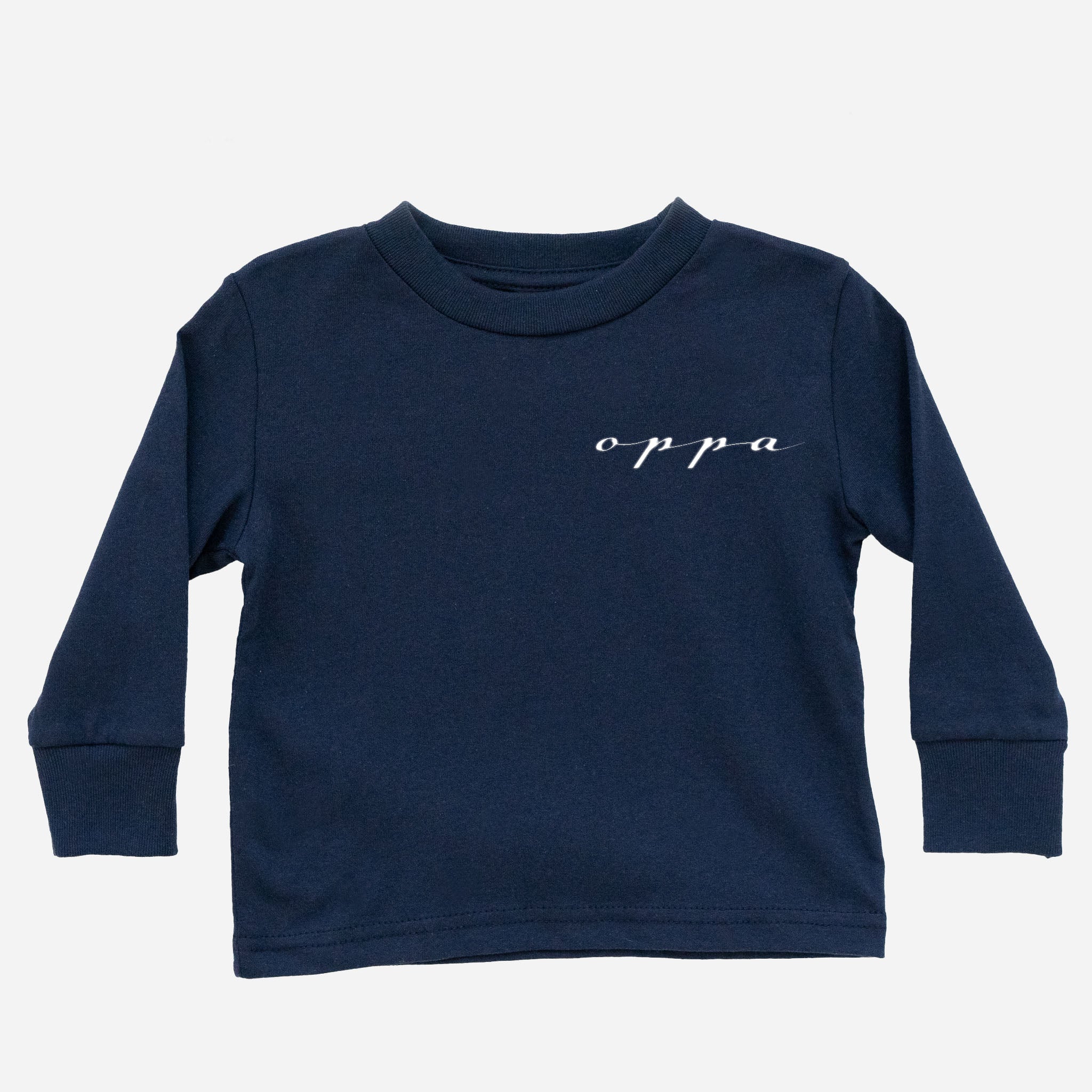 Oppa Long Sleeve Shirt (Toddler) tshirts La Vie Bien Oppa Long Sleeve Shirt (Toddler)