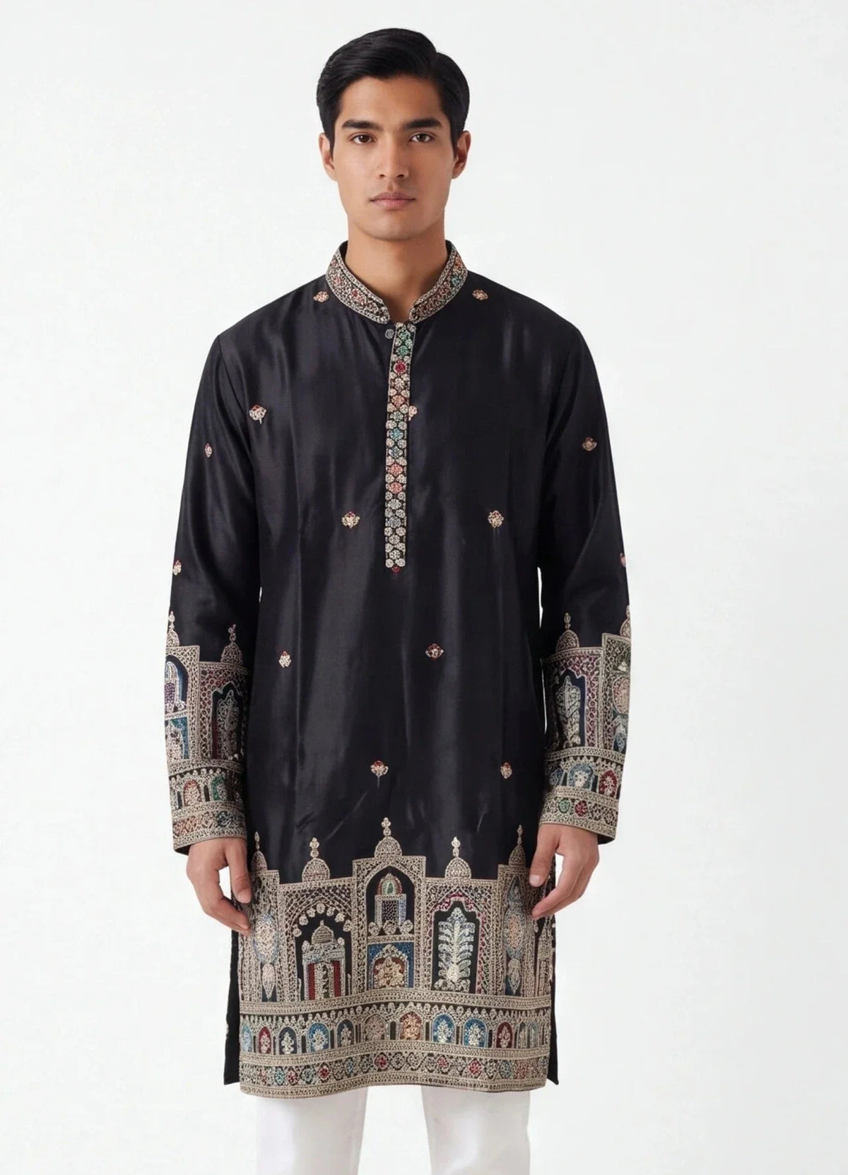 2100 - Silk kurta pajama set