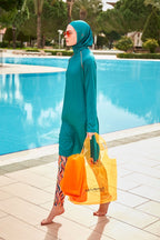 Orange Beach Bag C2406 Plaj Çanta La Vie Bien Orange Beach Bag C2406