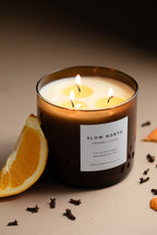 Orange + Clove - Signature 3 - Wick Candle Signature 3 - Wick Candle La Vie Bien Orange + Clove - Signature 3 - Wick Candle