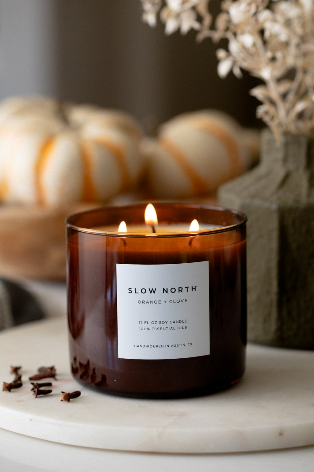 Orange + Clove - Signature 3 - Wick Candle Signature 3 - Wick Candle La Vie Bien Orange + Clove - Signature 3 - Wick Candle