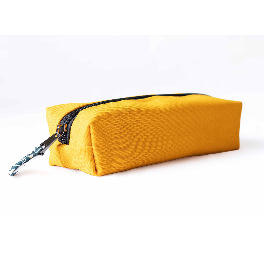 Canvas Pencil Pouch, Zipper Pencil Bag Case