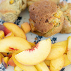 Orchard Peach Cream Scones - Gluten Free Gluten Free La Vie Bien Orchard Peach Cream Scones - Gluten Free