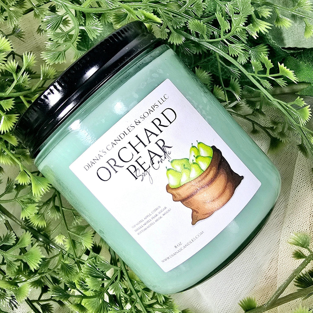 Orchard Pear Soy Candle by Diana's Candles and Soaps