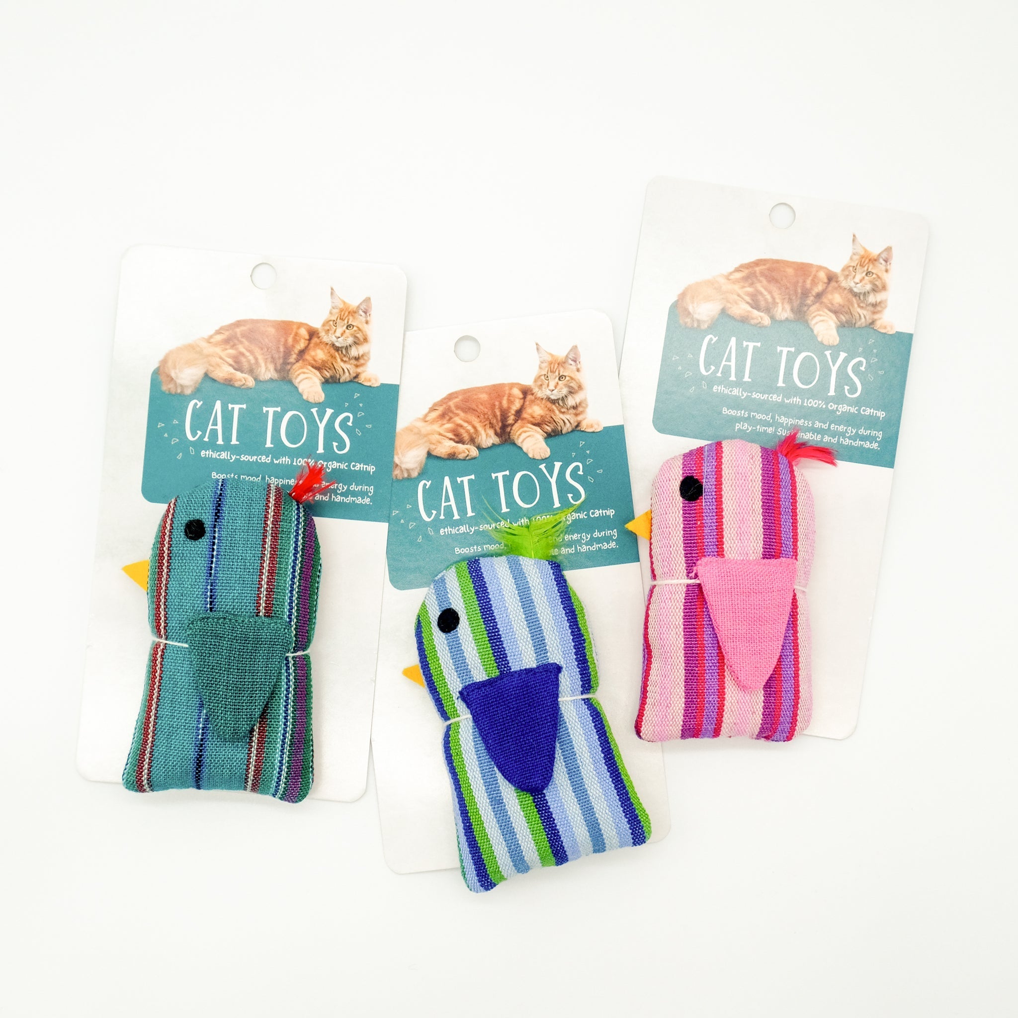 Organic Catnip Birdie Cat Toy Pet La Vie Bien Organic Catnip Birdie Cat Toy