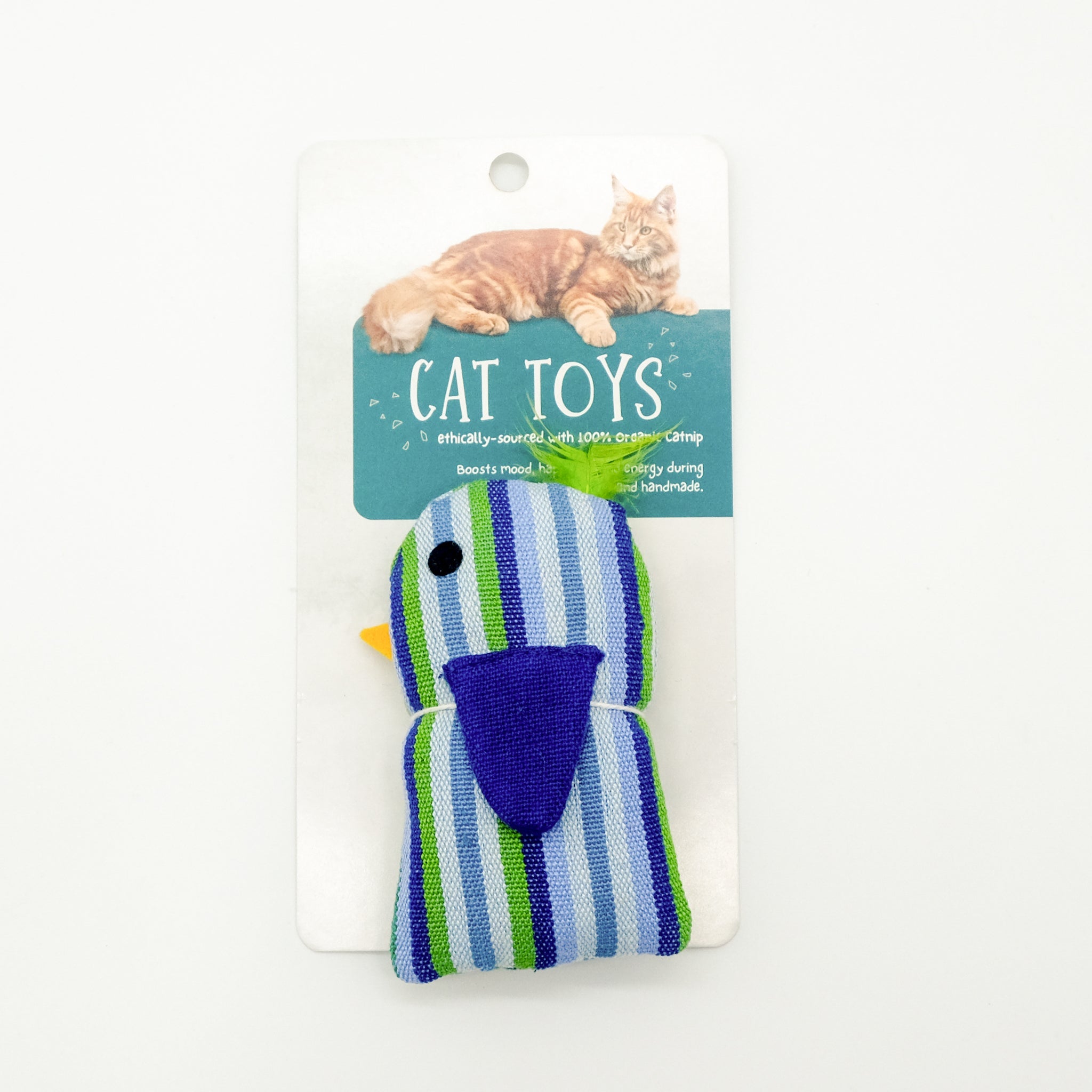 Organic Catnip Birdie Cat Toy Pet La Vie Bien Organic Catnip Birdie Cat Toy