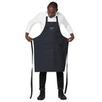 Embroidered monogrammed Organic cotton apron by La Vie Bien