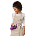 Custom family name Organic cotton apron by La Vie Bien