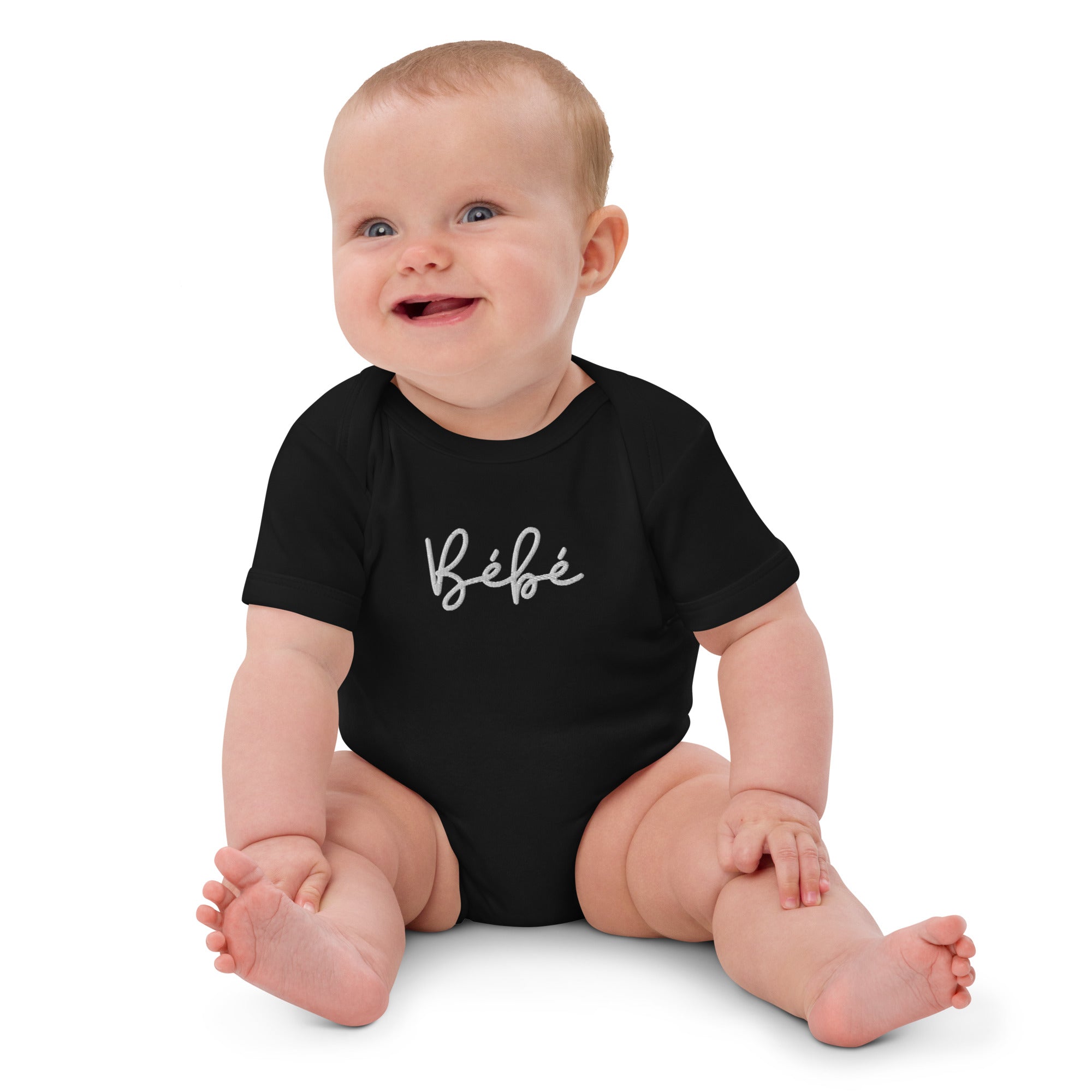 Bébé embroidered Organic cotton baby one piece