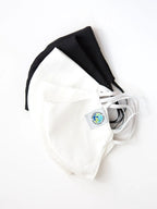 Organic Cotton Face Masks with Filter Pocket: 5 Pack