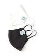 Organic Cotton Face Masks with Filter Pocket: 5 Pack