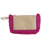 Organic Cotton Fringe Tassel Wristlet - Thailand Bags La Vie Bien Organic Cotton Fringe Tassel Wristlet - Thailand