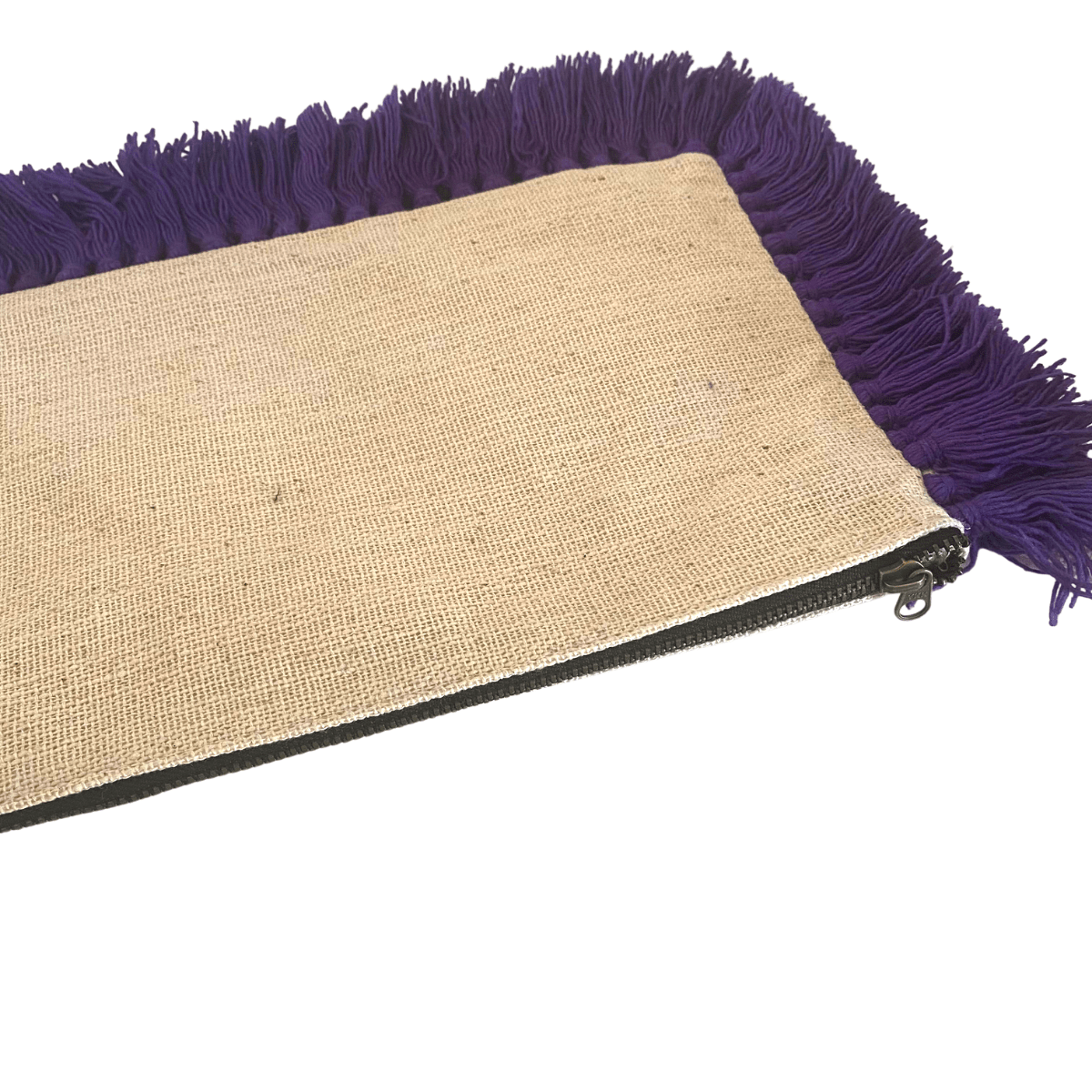 Organic Cotton Fringe Tassel Wristlet - Thailand Bags La Vie Bien Organic Cotton Fringe Tassel Wristlet - Thailand