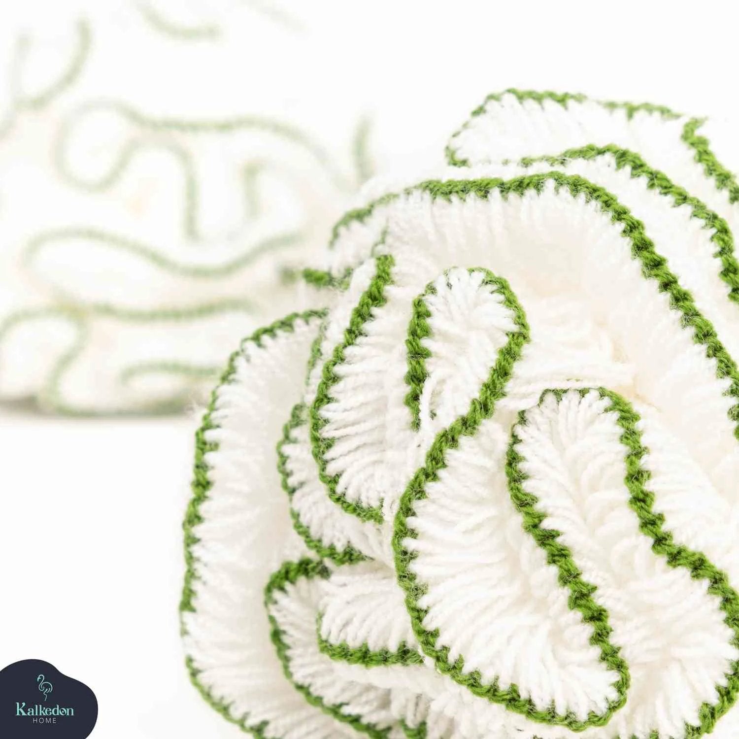 Organic Cotton Shower Pouf by Kalkedon Towels