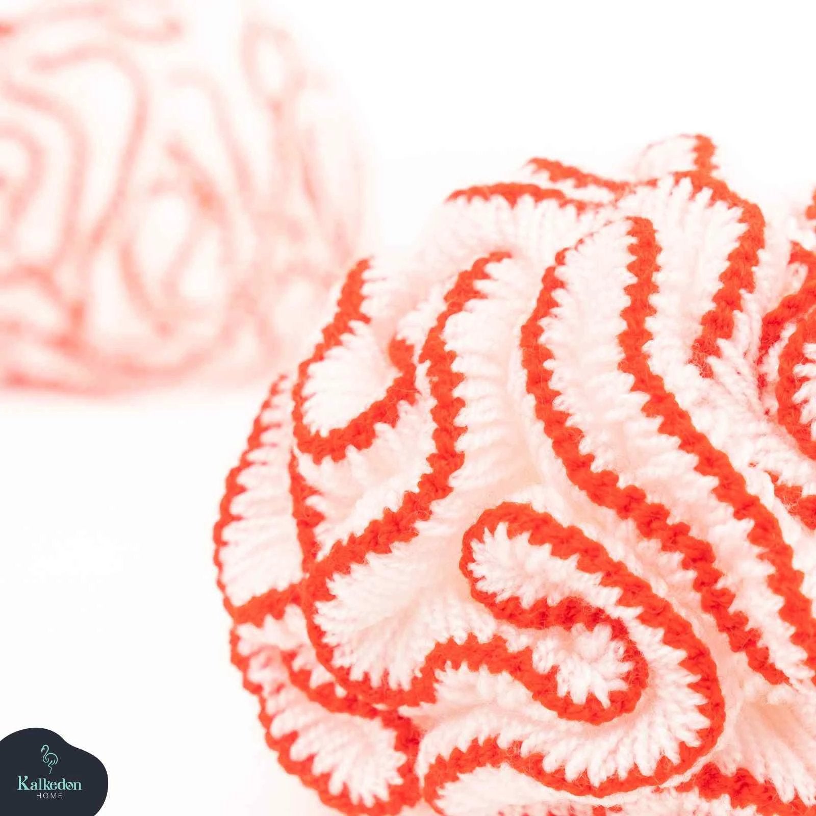 Organic Cotton Shower Pouf by Kalkedon Towels