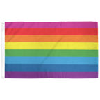 Original 8 Stripe Gilbert Baker Rainbow Pride Flag Flag La Vie Bien Original 8 Stripe Gilbert Baker Rainbow Pride Flag