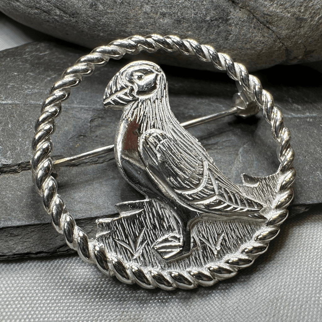 Orkney Puffin Brooch - Handmade in Scotland Brooch La Vie Bien Orkney Puffin Brooch - Handmade in Scotland
