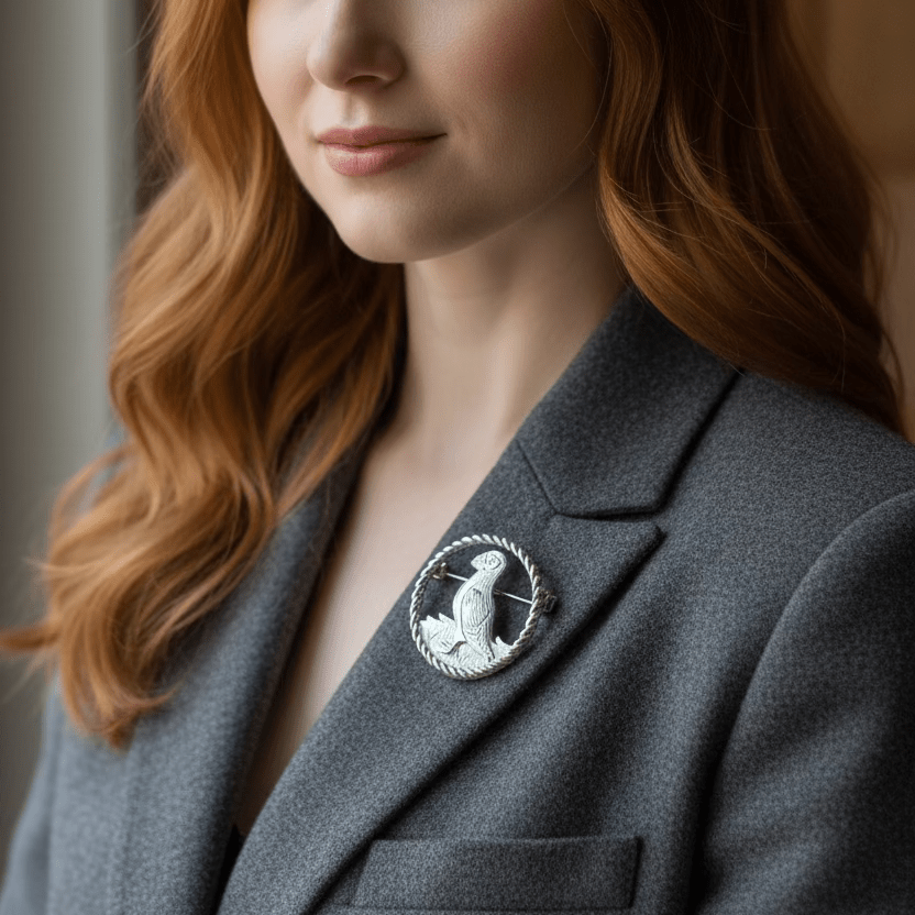 Orkney Puffin Brooch - Handmade in Scotland Brooch La Vie Bien Orkney Puffin Brooch - Handmade in Scotland