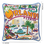 Orlando Hand - Embroidered Pillow Pillows La Vie Bien Orlando Hand - Embroidered Pillow