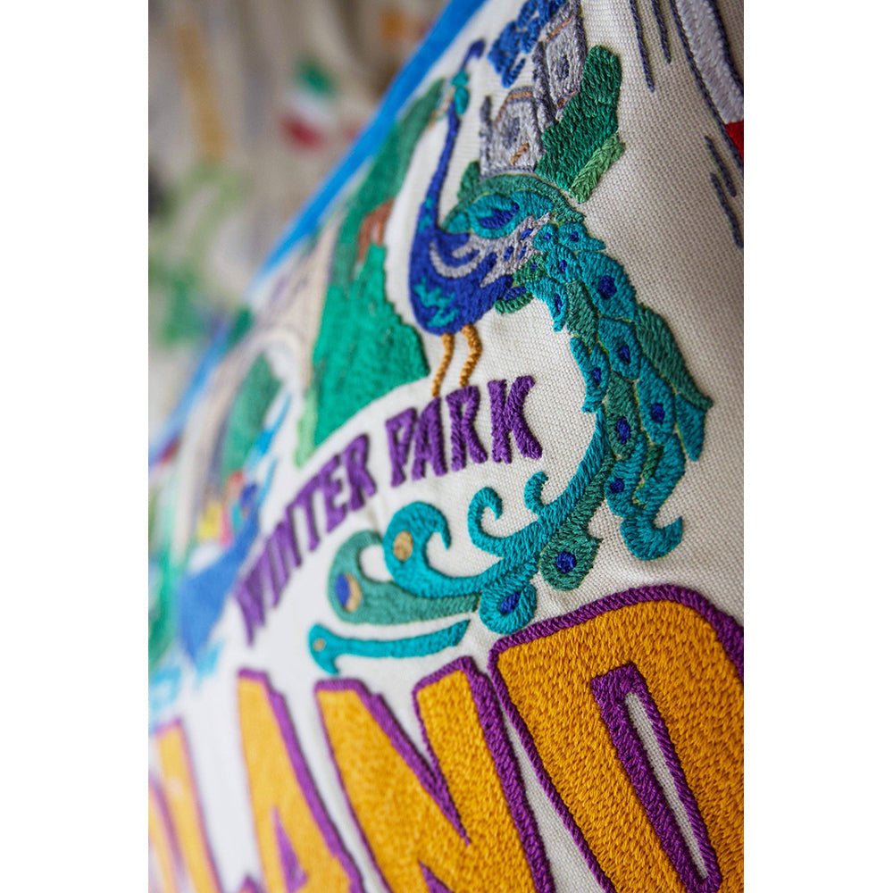 Orlando Hand - Embroidered Pillow Pillows La Vie Bien Orlando Hand - Embroidered Pillow