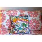 Orlando Hand - Embroidered Pillow Pillows La Vie Bien Orlando Hand - Embroidered Pillow