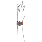 Ornate Blue Lapis Golden Leather Cuff Bracelet Bracelets La Vie Bien Ornate Blue Lapis Golden Leather Cuff Bracelet