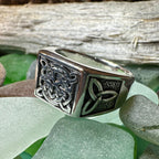 Orren Celtic Knot Ring Ring La Vie Bien Orren Celtic Knot Ring