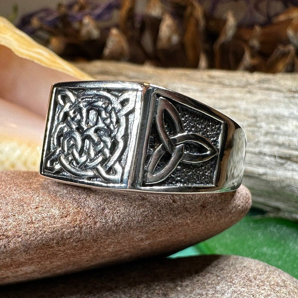 Orren Celtic Knot Ring Ring La Vie Bien Orren Celtic Knot Ring