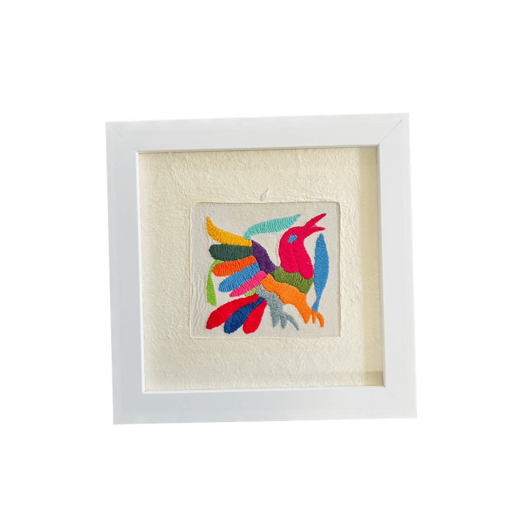 Otomí Amate Embroidered Assorted Art Textile Wall Decor Unframed - Mexico Decor La Vie Bien Otomí Amate Embroidered Assorted Art Textile Wall Decor Unframed - Mexico