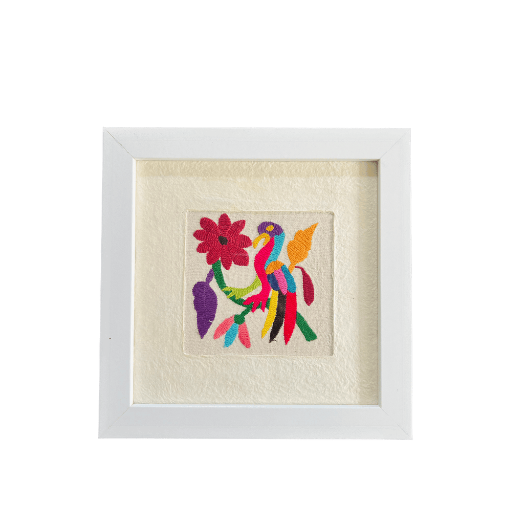 Otomí Amate Embroidered Assorted Art Textile Wall Decor Unframed - Mexico Decor La Vie Bien Otomí Amate Embroidered Assorted Art Textile Wall Decor Unframed - Mexico
