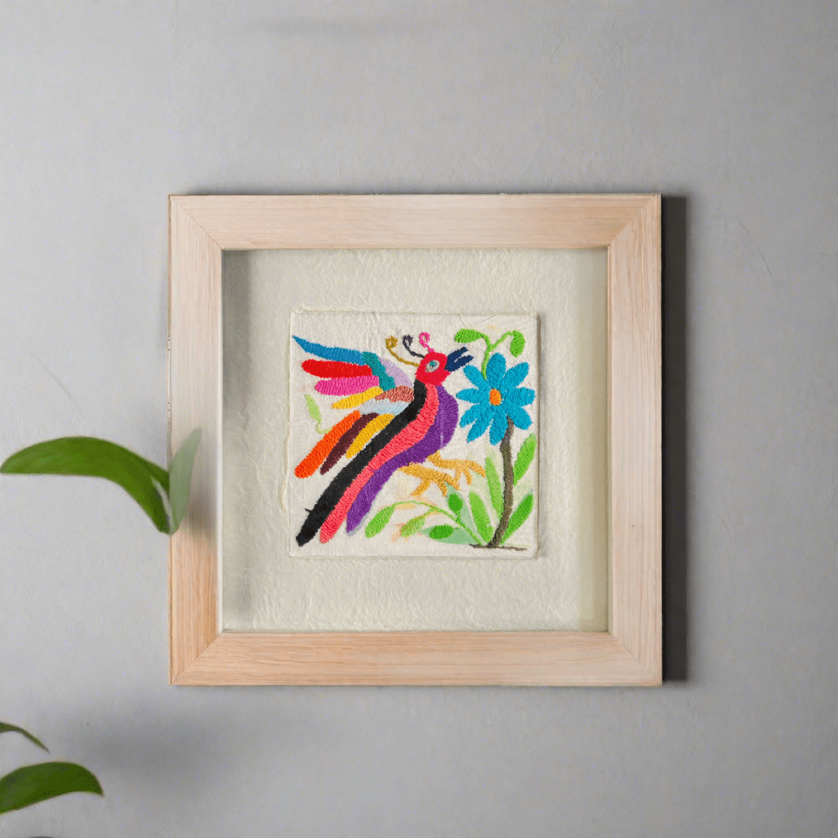 Otomí Amate Embroidered Assorted Art Textile Wall Decor Unframed - Mexico Decor La Vie Bien Otomí Amate Embroidered Assorted Art Textile Wall Decor Unframed - Mexico