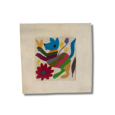 Otomí Amate Embroidered Assorted Art Textile Wall Decor Unframed - Mexico Decor La Vie Bien Otomí Amate Embroidered Assorted Art Textile Wall Decor Unframed - Mexico