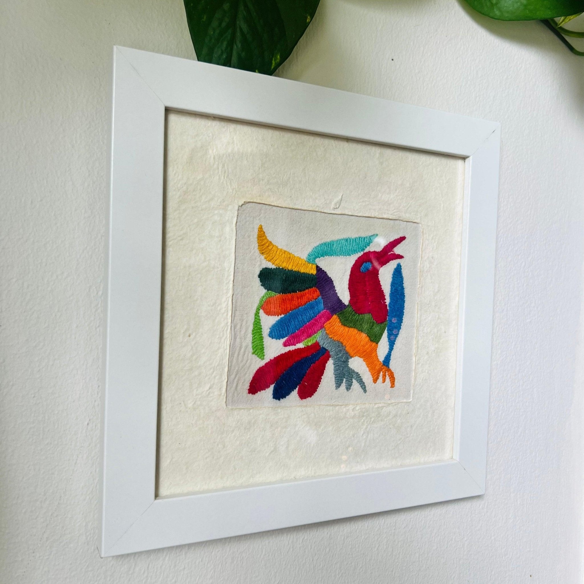 Otomí Amate Embroidered Assorted Art Textile Wall Decor Unframed - Mexico Decor La Vie Bien Otomí Amate Embroidered Assorted Art Textile Wall Decor Unframed - Mexico
