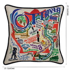 Ottawa Hand - Embroidered Pillow Pillows La Vie Bien Ottawa Hand - Embroidered Pillow