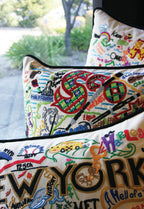 Ottawa Hand - Embroidered Pillow Pillows La Vie Bien Ottawa Hand - Embroidered Pillow