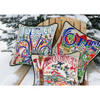 Ottawa Hand - Embroidered Pillow Pillows La Vie Bien Ottawa Hand - Embroidered Pillow