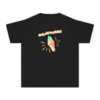 Oui, s'il te plait! yes, please Kids Ice cream Youth T Shirt Cute Rainbow Ice Cream Graphic with French Text Kids clothes La Vie Bien Oui, s'il te plait! yes, please Kids Ice cream Youth T Shirt Cute Rainbow Ice Cream Graphic with French Text