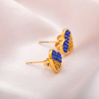 Our Hearts Are With Ukraine Gold Plated Earrings Earrings - Fine La Vie Bien Our Hearts Are With Ukraine Gold Plated Earrings