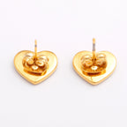 Our Hearts Are With Ukraine Gold Plated Earrings Earrings - Fine La Vie Bien Our Hearts Are With Ukraine Gold Plated Earrings