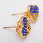 Our Hearts Are With Ukraine Gold Plated Earrings Earrings - Fine La Vie Bien Our Hearts Are With Ukraine Gold Plated Earrings