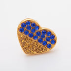Our Hearts Are With Ukraine Gold Plated Earrings Earrings - Fine La Vie Bien Our Hearts Are With Ukraine Gold Plated Earrings