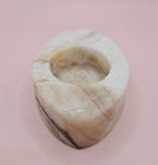 Oval Onyx Candle Holder – 3.7x2.6x1.2" Candle Holder La Vie Bien Oval Onyx Candle Holder – 3.7x2.6x1.2"