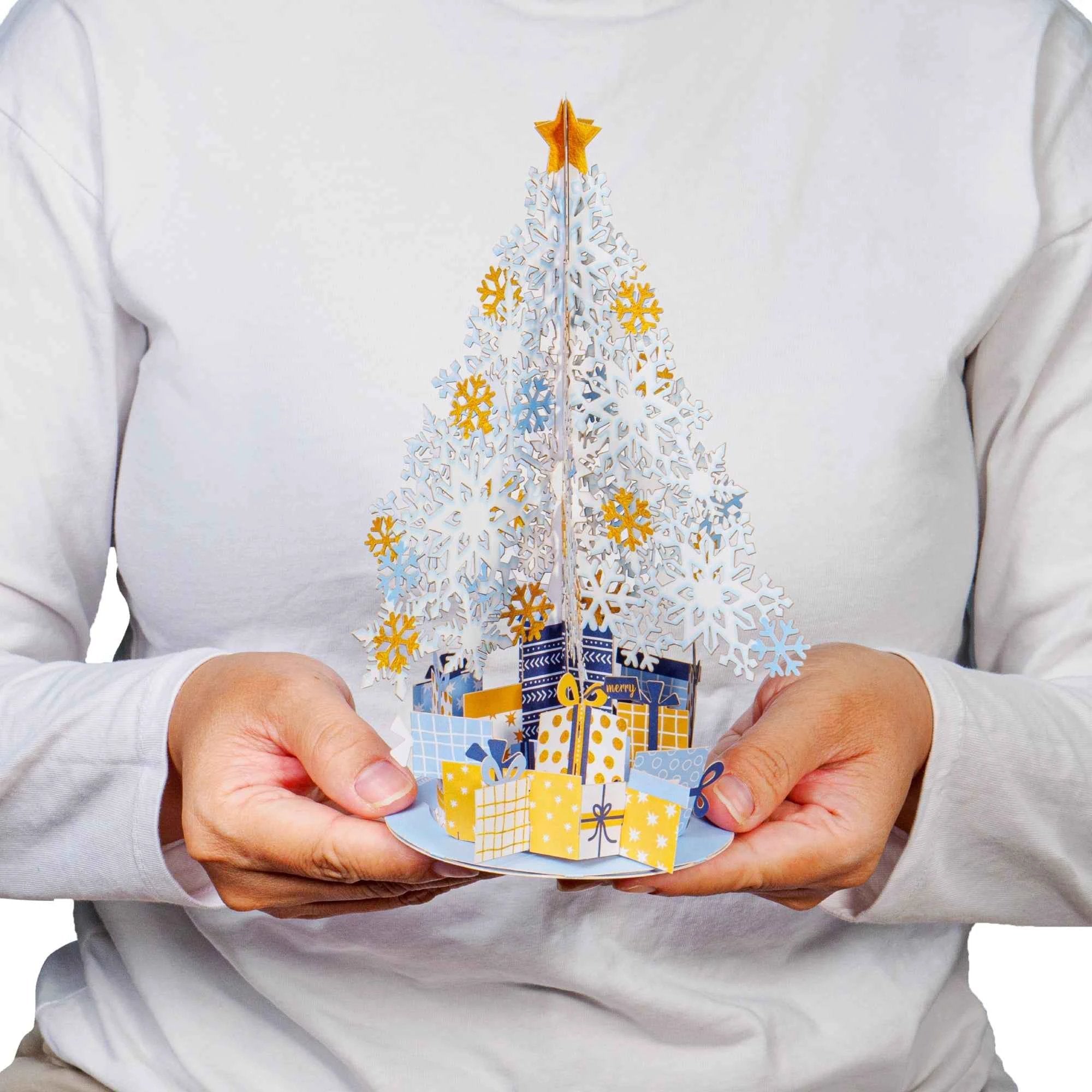 Oversized Magical Christmas Tree Keepsake Pop Up Card by Paper Love